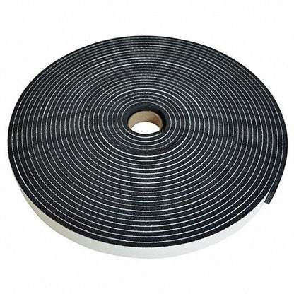 Foam Tape 10L932, 1 in x 8 5/16 yd, 9/16 in Tape Thick, Rubber Foam