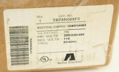 Acme Electric TB75N005F0 Industrial Control Transformer