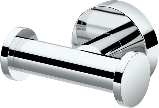 Gatco 4635A Glam Double Robe Hook, Chrome