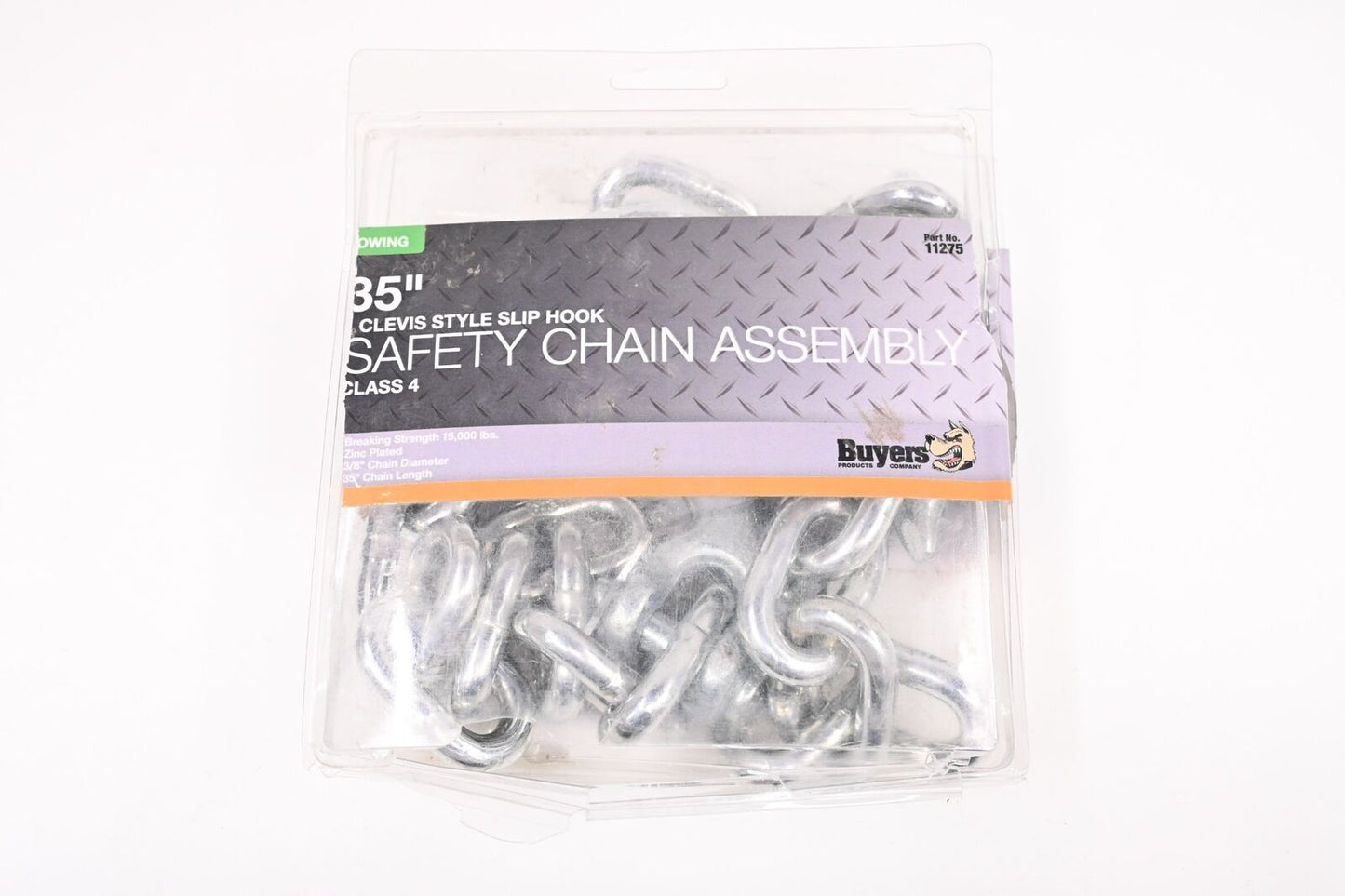 Buyers Products 11275 Safety Chain, Carbon Steel