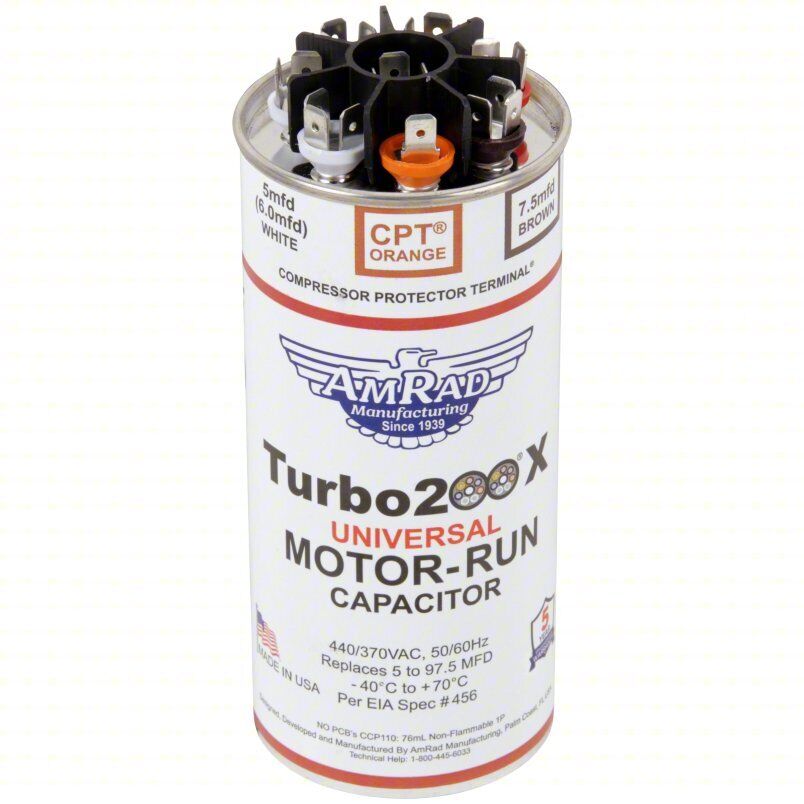 Global 12300 Turbo 200X Universal Motor Run Capacitor