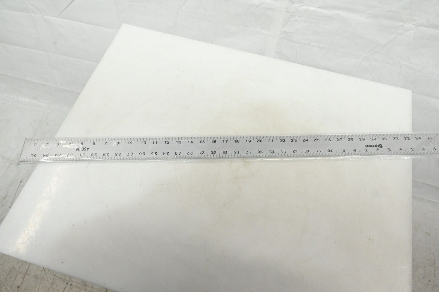 Starrett ASE-36 Aluminum Rule Straight Edge, 36", PK 10