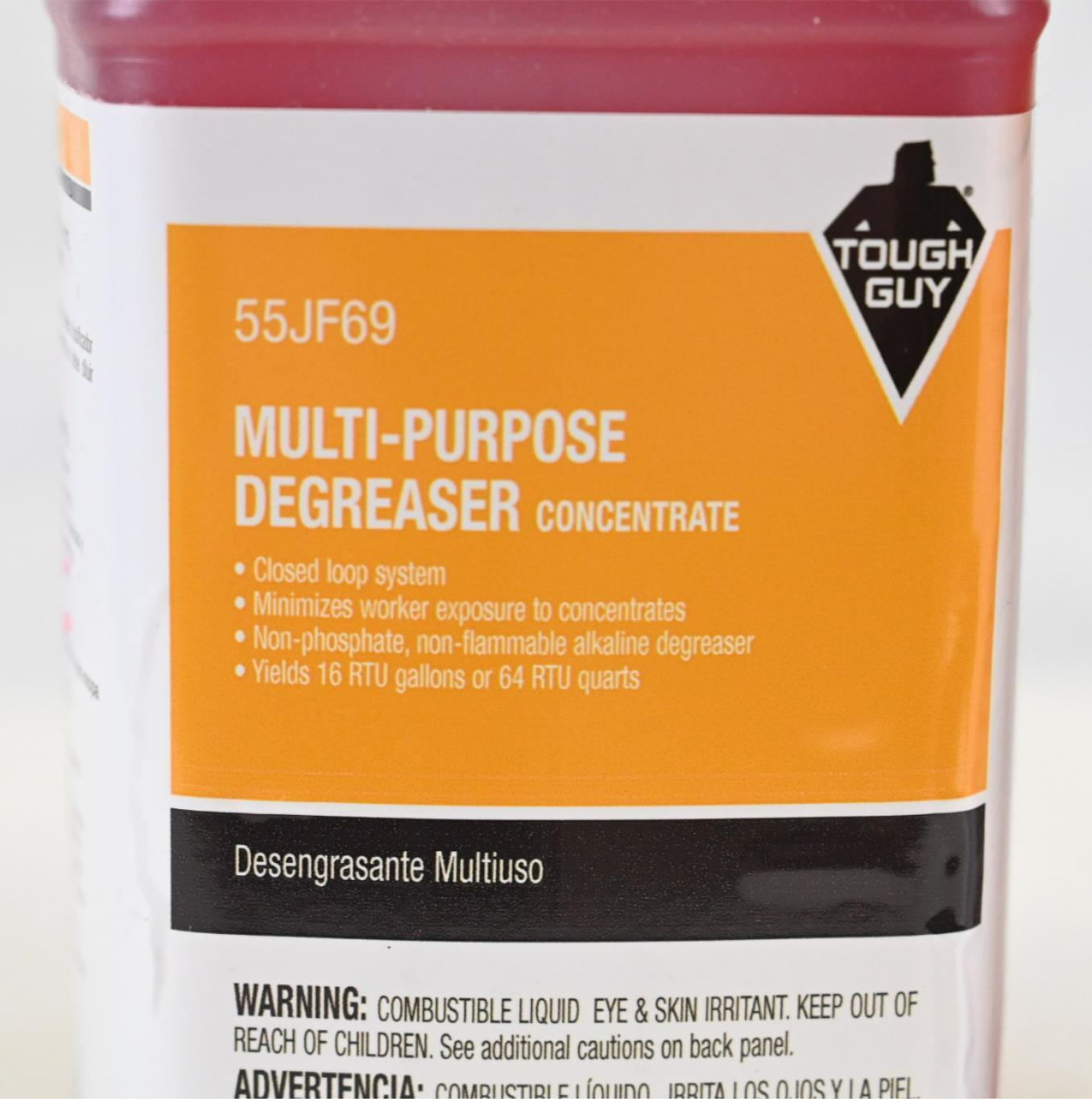 Tough Guy 55JF69, Multi-Purpose Degreaser, 2 L, Unscented, PK 2