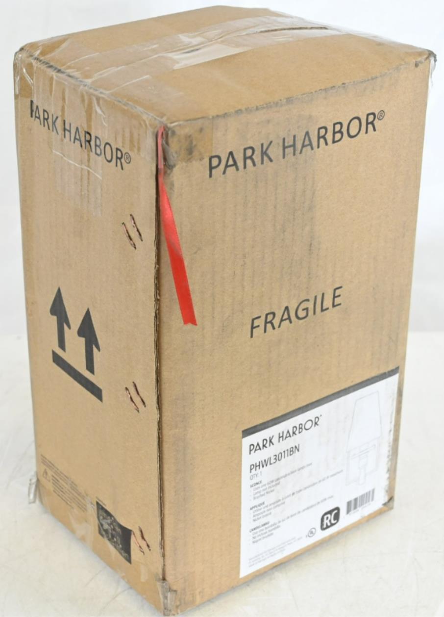 Park Harbor PHWL3011BN Southampton 11" Tall Single Light Bathroom Fixture