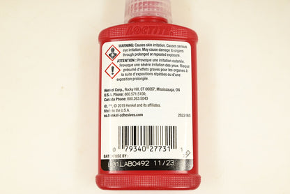 Loctite 277 Red Threadlocker 27731,  High Strength - 50 ml Bottle- Pack of 10