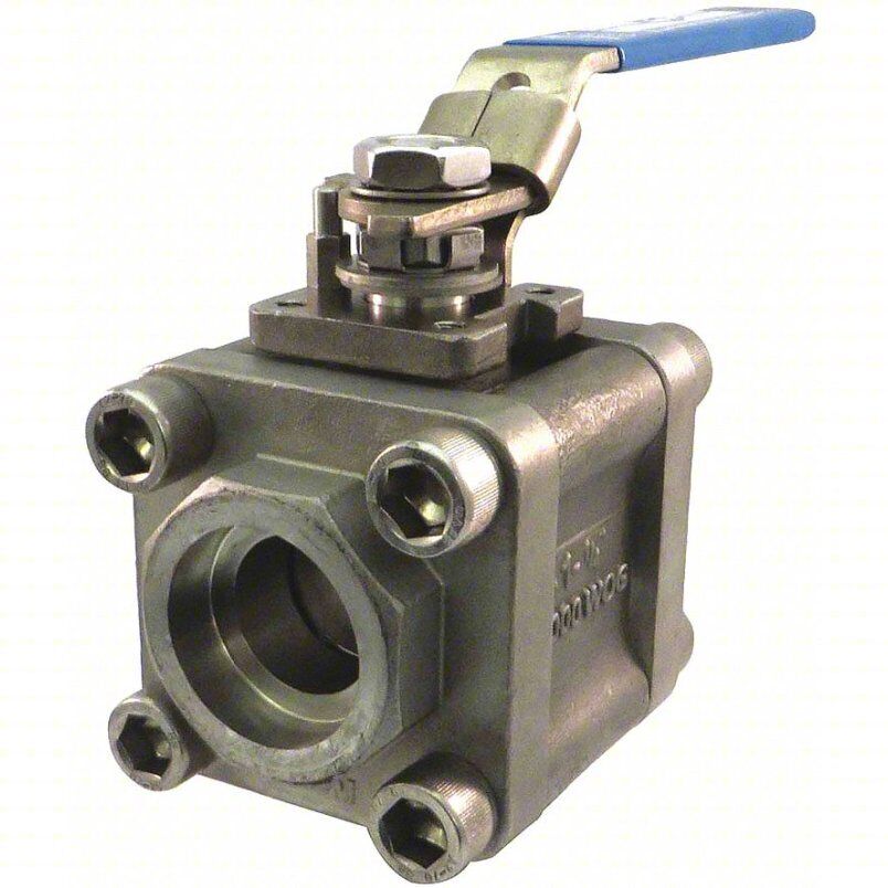 Milwaukee 35FSS02LL-100 1 in Ball Valve, Stainless Steel