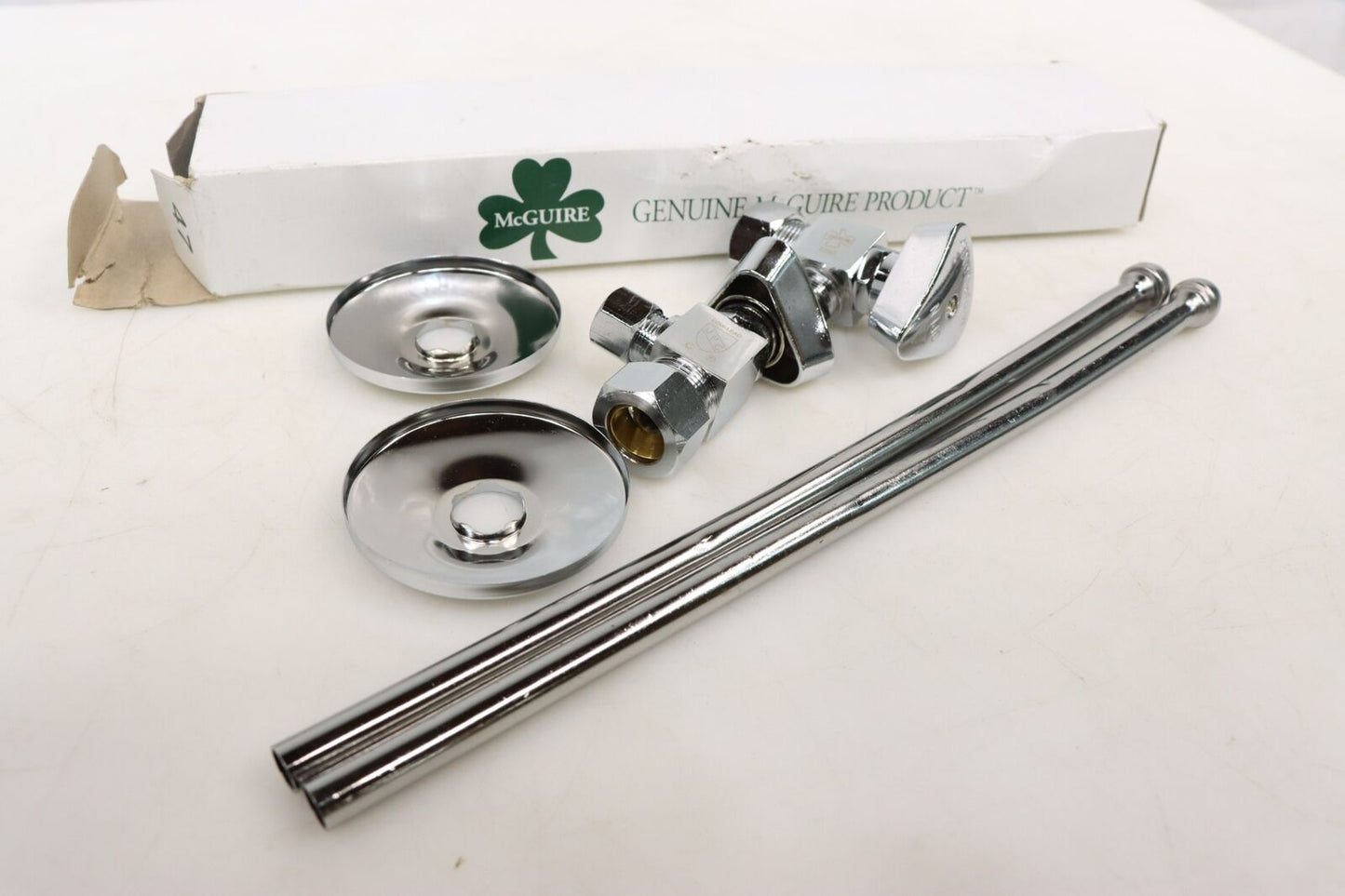 McGuire LFBV2165CC Sink 1/2 in x 3/8 in. x 2-1/2 in. Supply Kit in Chrome Plated