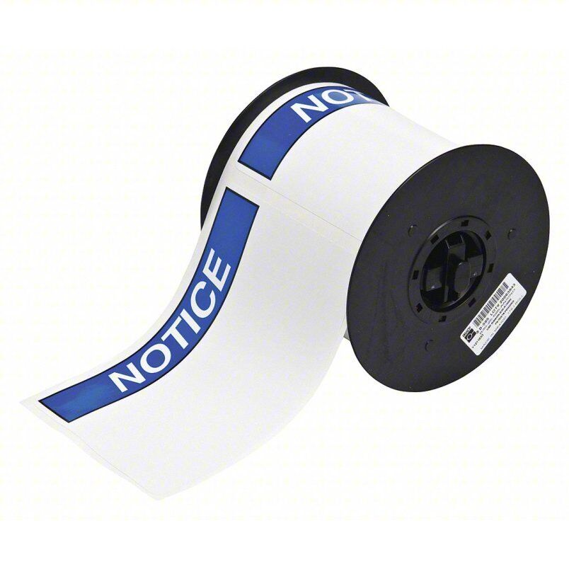 Brady B30-25-595-ANSINO BBP31 Indoor/Outdoor Vinyl Tape, White/Blue