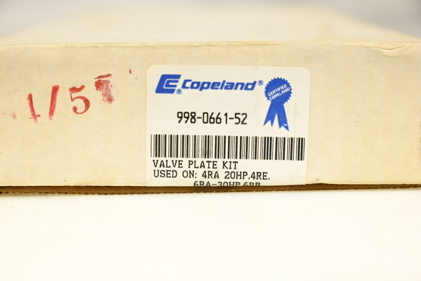 Copeland 998-0661-52 Valve Plate Kit