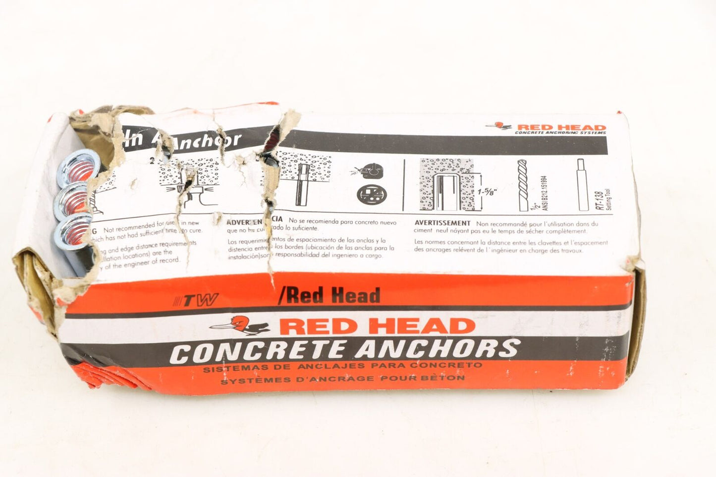 Red Head RM-38 3/8-Inch Multi-Set Drop-In Anchor, PK 50