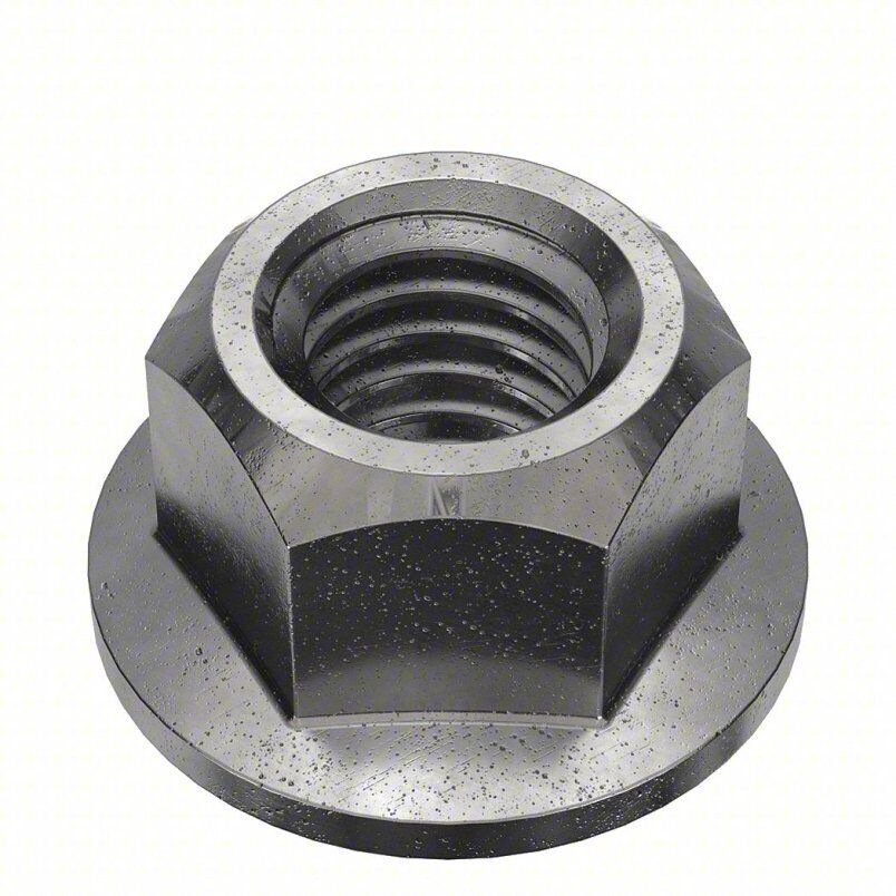 Fabory U12120.037.0001 Lock Nut, 3/8"-16 Thread Size, Steel, PK 50