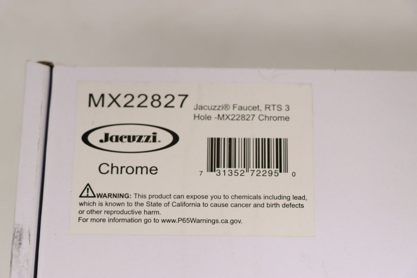 Jacuzzi MX22827 Piccolo Deck Mounted Roman Tub Filler with Metal Lever Handles