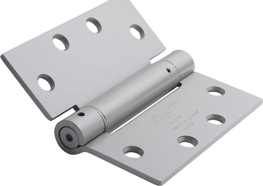 Commercial Spring Door Hinge Prime Coated Gray CPS4545-USP-M, 4 1/2" x 4 1/2"