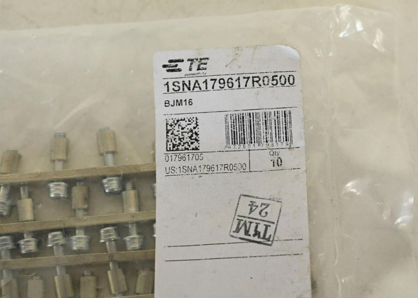 TE Connectivity 1SNA179617R0500, Jumper Bar 10 Poles, PK 10