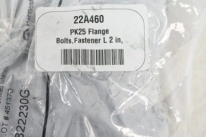 Flange Bolts 822230G 5/8 Screw Size, Steel, PK 25