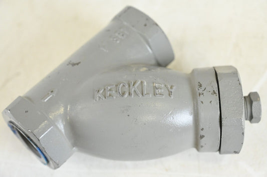 KECKLEY Y Strainer: Carbon Steel, 1 in, NPT, Perforated, 0.062 in, 1,480 psi, 4