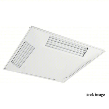 4 WAY DIFFUSER SDIG77506 8" Square 4-Way Adjustable Ceiling Diffuser, White