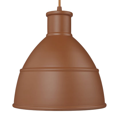 Signature Hardware SHPL3591TECO Glencroft 12" Wide Pendant, Terracotta