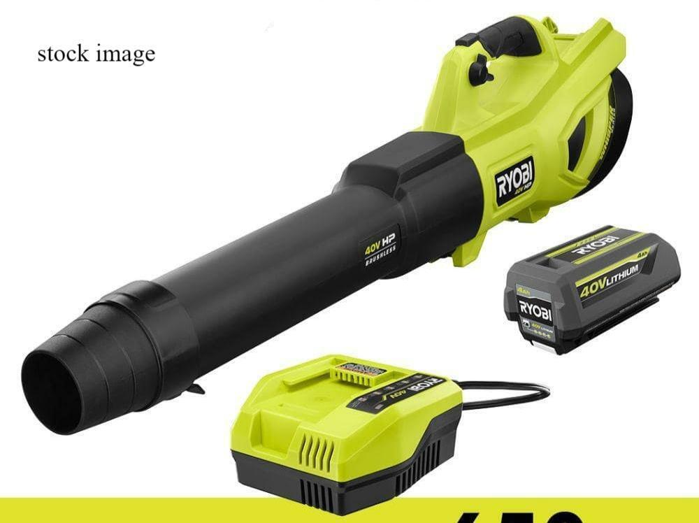 Ryobi RY404014K 650 CFM 40V Brushless Blower Kit