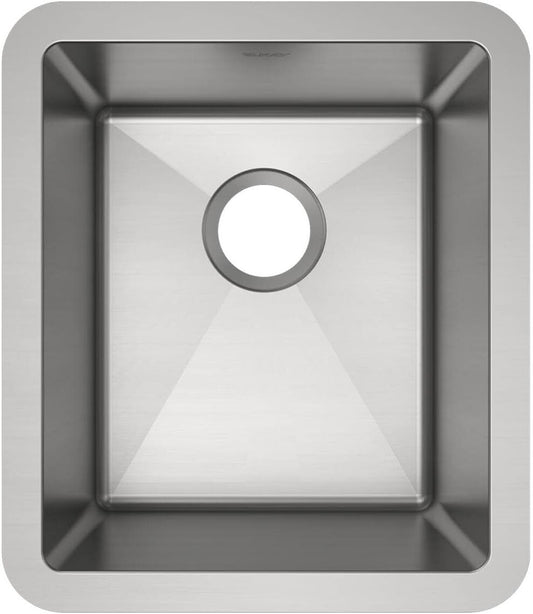 Elkay EFRU131610T Crosstown 16" Undermount Single Basin Stainless Steel Kitchen