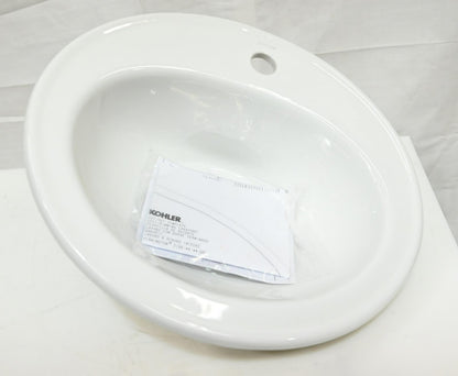 Kohler K-2196-1-0 Pennington 20-1/4" Drop In Bathroom Sink