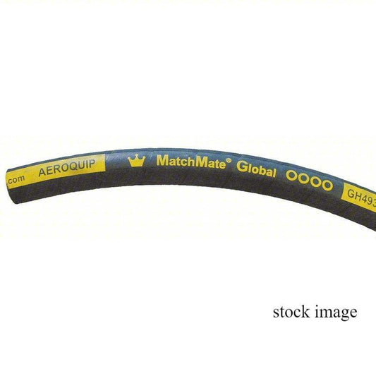 Eaton Aeroquip GH493-20 Hydraulic Hose, 22 ft Hose Length, Black