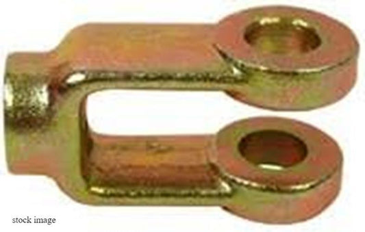 Imperial 6091 Adj Yoke End 5/8-18 Thread, 1/2" Clevis Pin Hole, PK 2