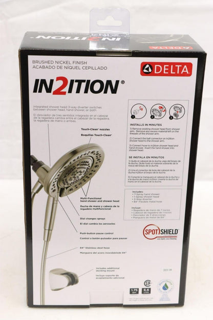 Delta 75687SN Universal Showering Components In2ition 7-Setting 2-In-One Shower