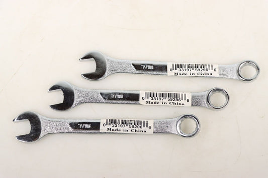 7/16" Box End Wrench Drop Forged, PK 3