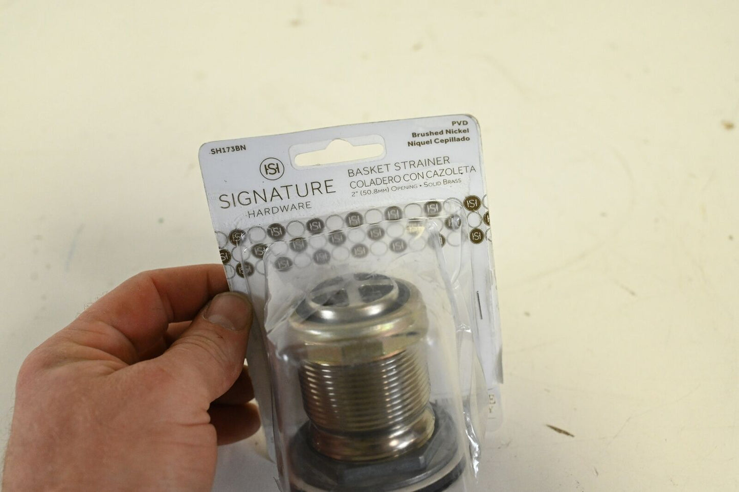 Signature Hardware SH173BN, Basket Strainer