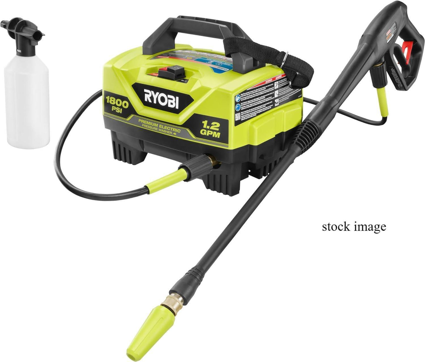 Ryobi RY141802 1800 PSI 1.2 GPM Electric Pressure Washer