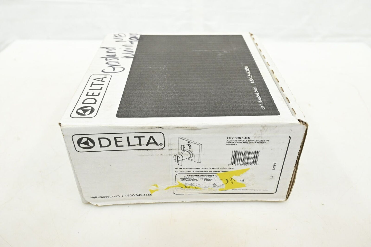 Delta T27T867-SS Ara 2 Handle Tempassure 17T Series Valve Trim w/3 Setting Dive.