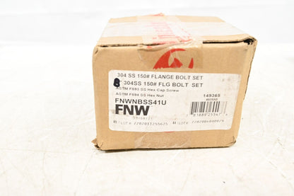 FNW FNWNBSS41U (149365) 304 SS 150# Flange Bolt Set, PK 8