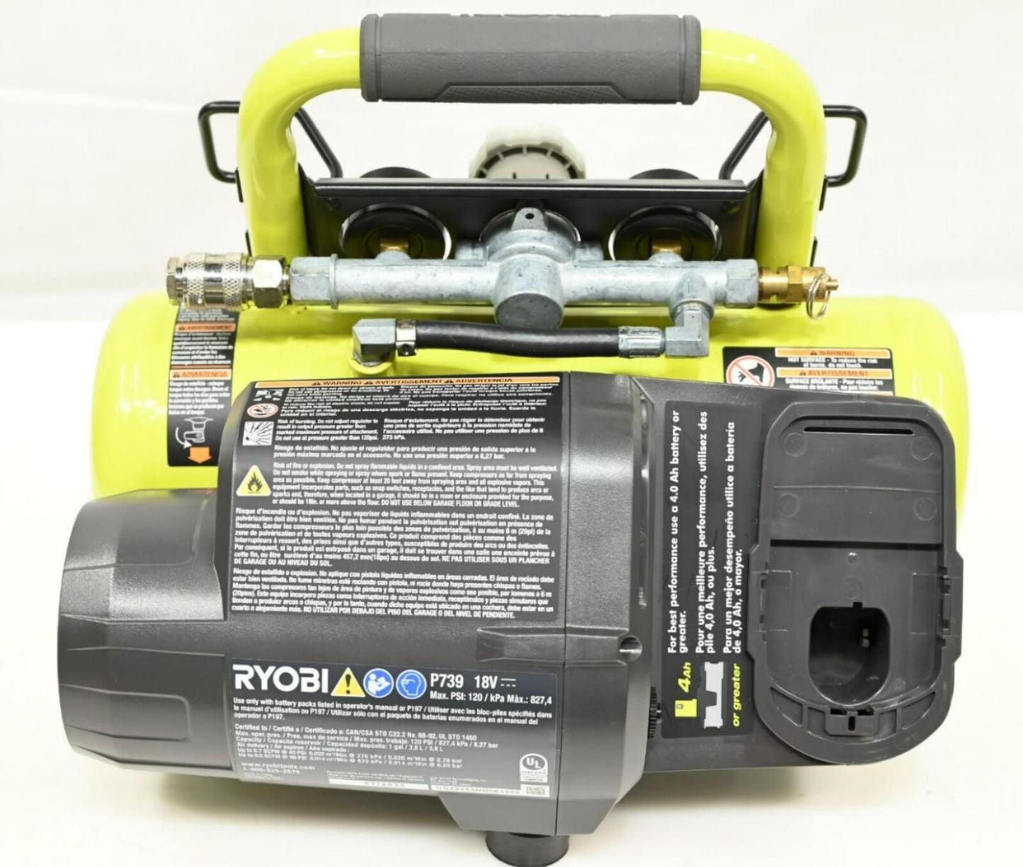 Ryobi P739 ONE+ 18V 1 Gallon Air Compressor