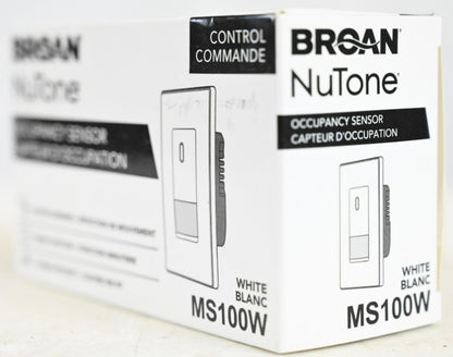 Broan MS100W, Motion Sensor, White