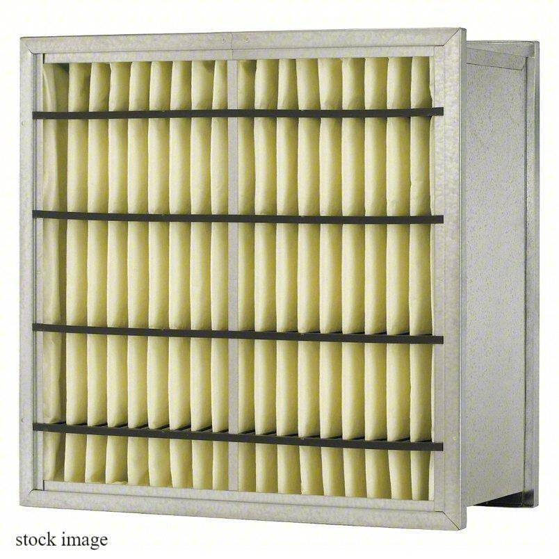 Air Handler 2GHW5 Rigid Cell Air Filter, 24" Ht x 24" Wd x 12" Dp (DENTS)