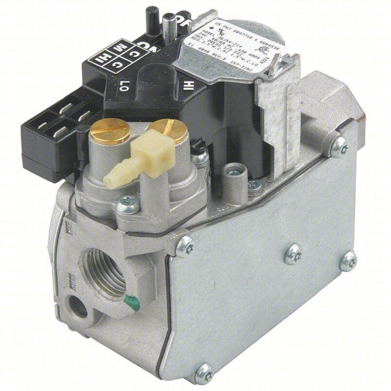 WHITE-RODGERS 36J54-214 Gas Valve, 1/2" Inlet/Outlet Size, 140,000 Btu/H Cap.