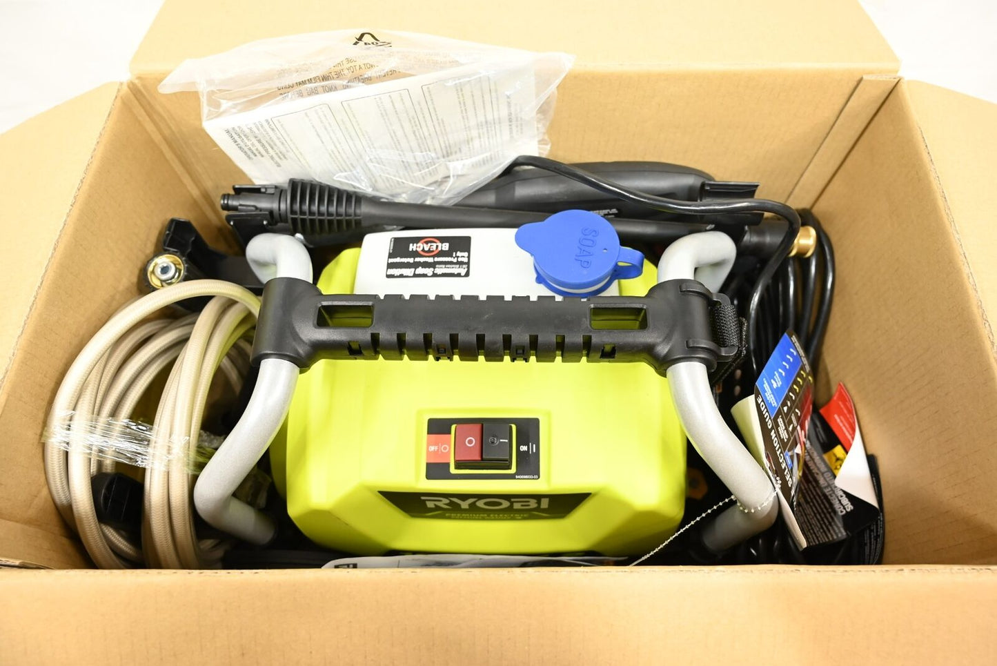 Ryobi RY1419MTVNM 1900 PSI 1.2 GPM Electric Pressure Washer