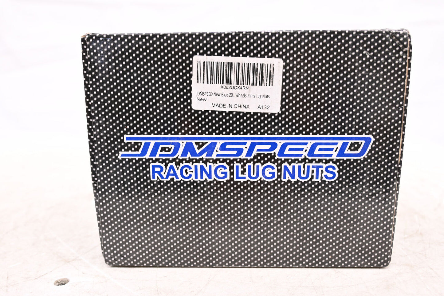 JDMSPEED 20PCS BLUE CAP SPIKED EXTENDED TUNER ALUMINUM M12X1.5 60MM WHEEL RIM