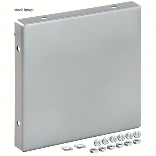 Square D LDB6CP Wireway Closure Plate, Steel, PK 4