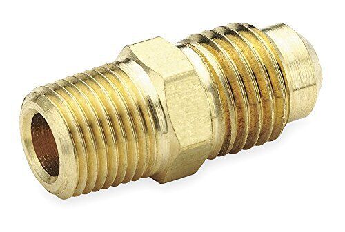 Parker 48F-10-8 Flare Male Straight Connector 5/8" Tube X 1/2" NPTF, PK 170