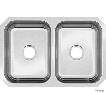 ProFlo PFUC208 Plomosa Undermount Double Basin Stainless Steel Kitchen Sink