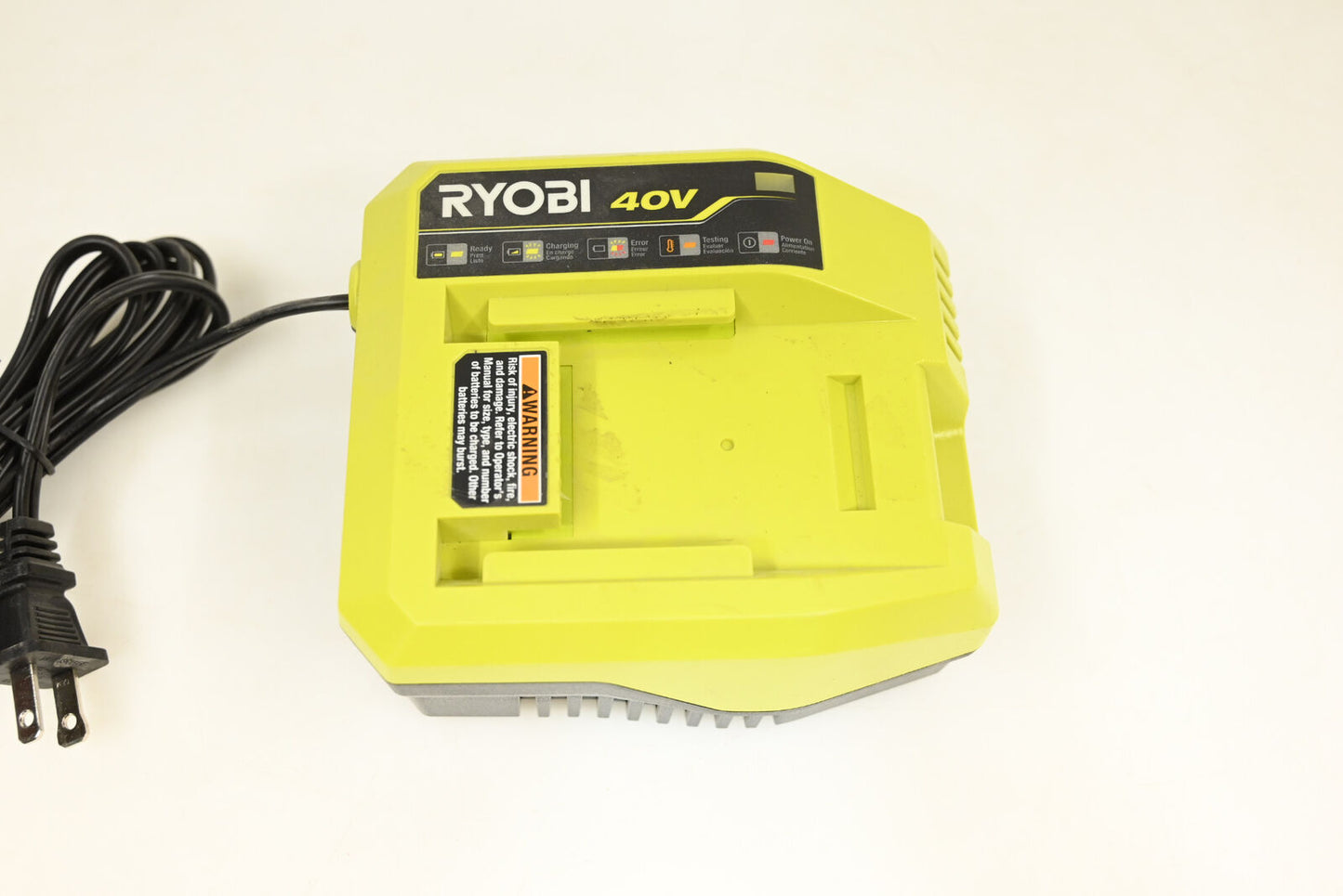 RYOBI 40-Volt Lithium-Ion Fast Charger