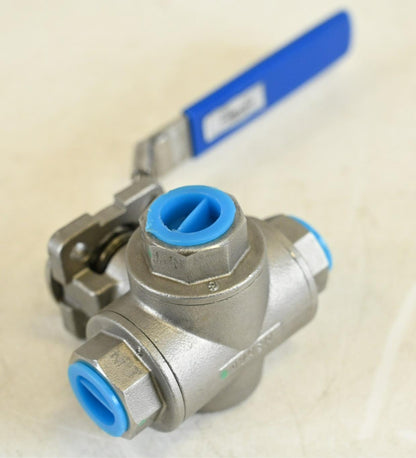 FNW FNW233AD, 1/2" 316 Stainless Steel Reduced Port, Ball Valve