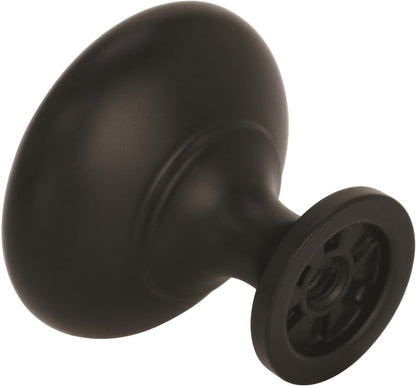 Amerock 25PK53005FB Edona 1-1/4 Inch Diameter Mushroom Cabinet Knob, PK 25