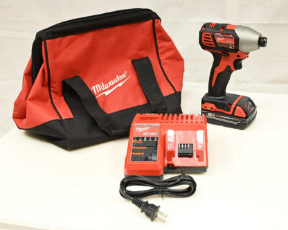 Milwaukee 2656-20 M18 Cordless 1/4" Hex Impact Driver Tool Kit