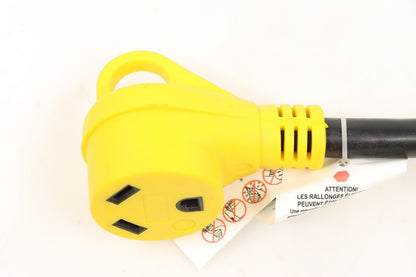 Epicord EXRV50M30F012 RV Adaptors 50A Male to 30A Female 12" 10AWG, Yellow