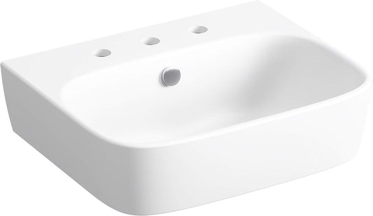 Kohler K-77767-8-0 Modernlife 21-11/16" Rectangular Wall Lavatory