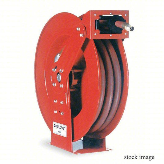 Reelcraft 81100 OHP Spring Return Hose Reel, 100 ft Hose Length, Red (DENT)