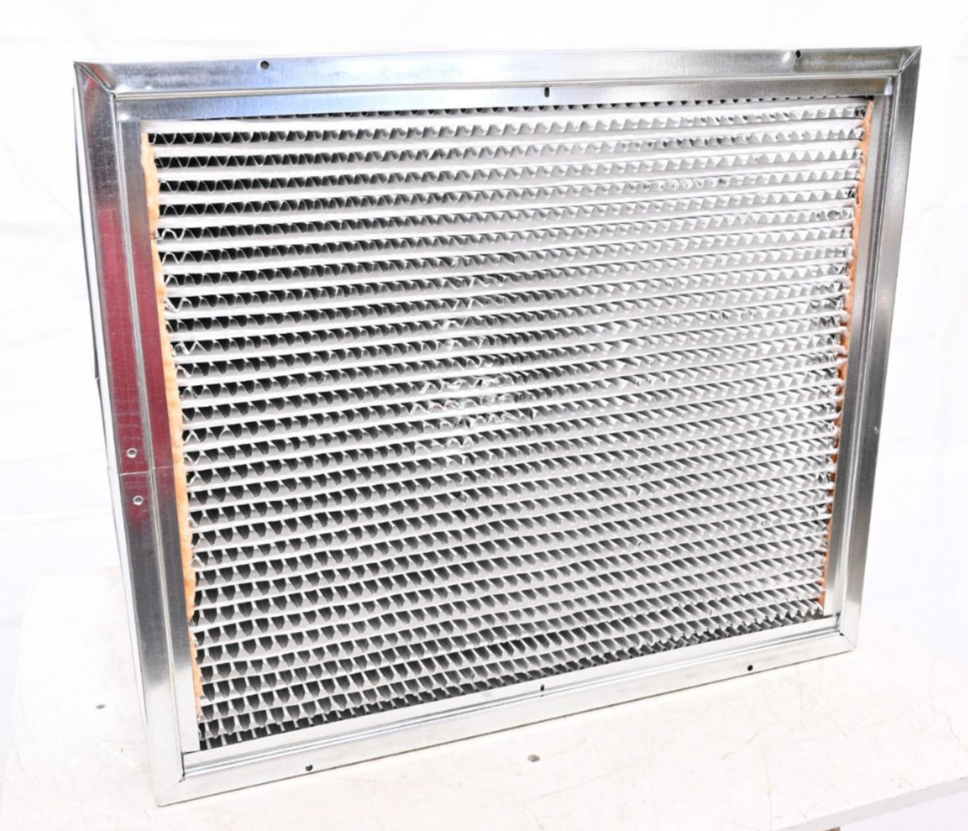 Air Handler 2GGZ4 Cartridge Air Filter, 20 Ht x 24 Wd x 12 Dp, Steel